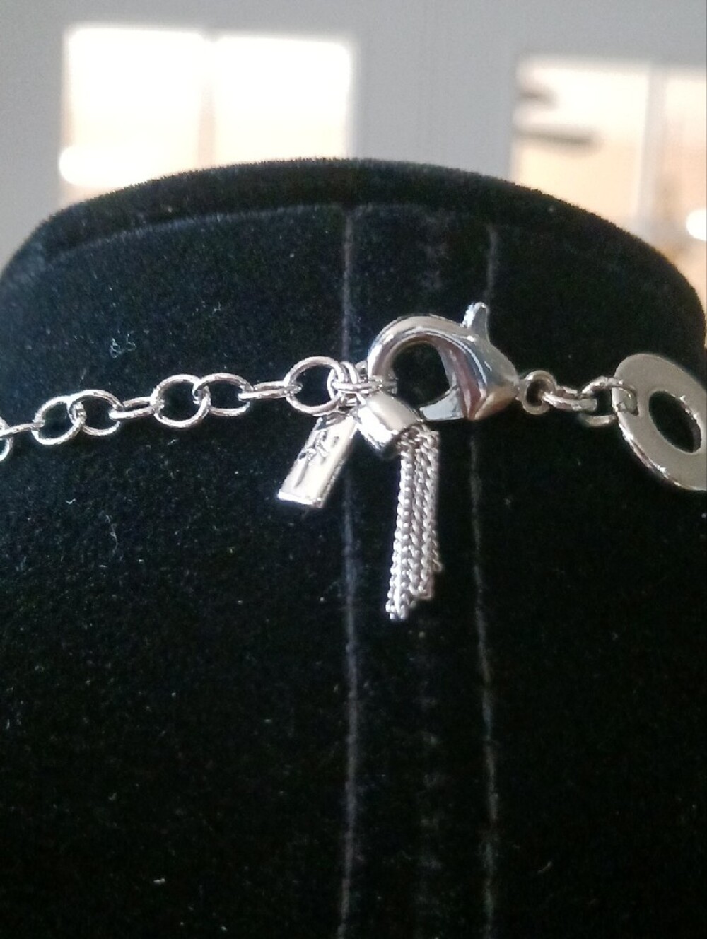 Silver Multi-Ring Statement Necklace - Women Jewelry - Picture 6 of 8